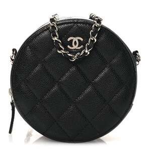 Chanel Caviar Quilted Round Clutch With #253070C19B